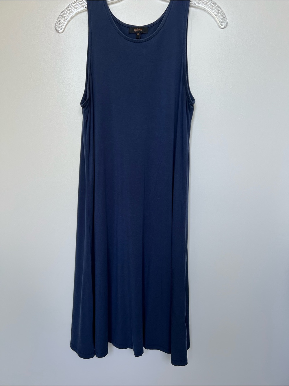 Quince Navy women’s Sleeveless Swing Dress